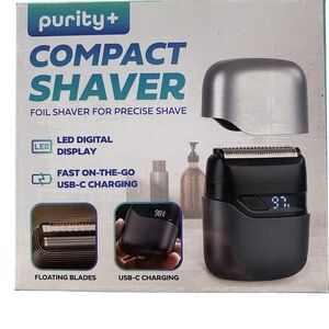 Compact Shaver - Black - Men Grooming
